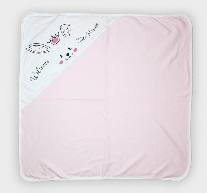 Rainy Лятна бебешка пелена Welcome little princess 85х85 см.