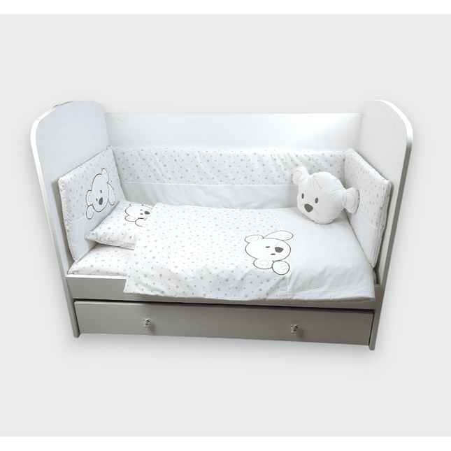 Rainy Обиколник за бебешка кошара 60х120 см. Мече