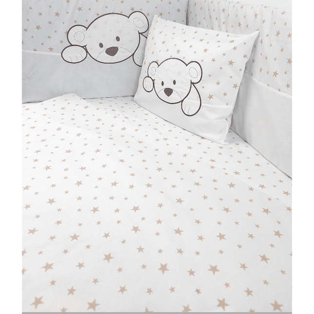 Rainy Обиколник за бебешка кошара 65х110 см. Мече