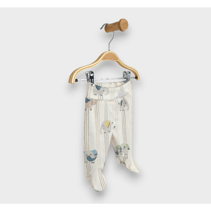 Rainy Premium Бебешка ританка с обърнат колан Слончета 48 - 74см. зелен