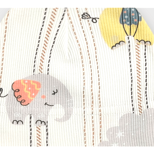 Rainy Premium Бебешка шапка Слончета праскова 56 см.