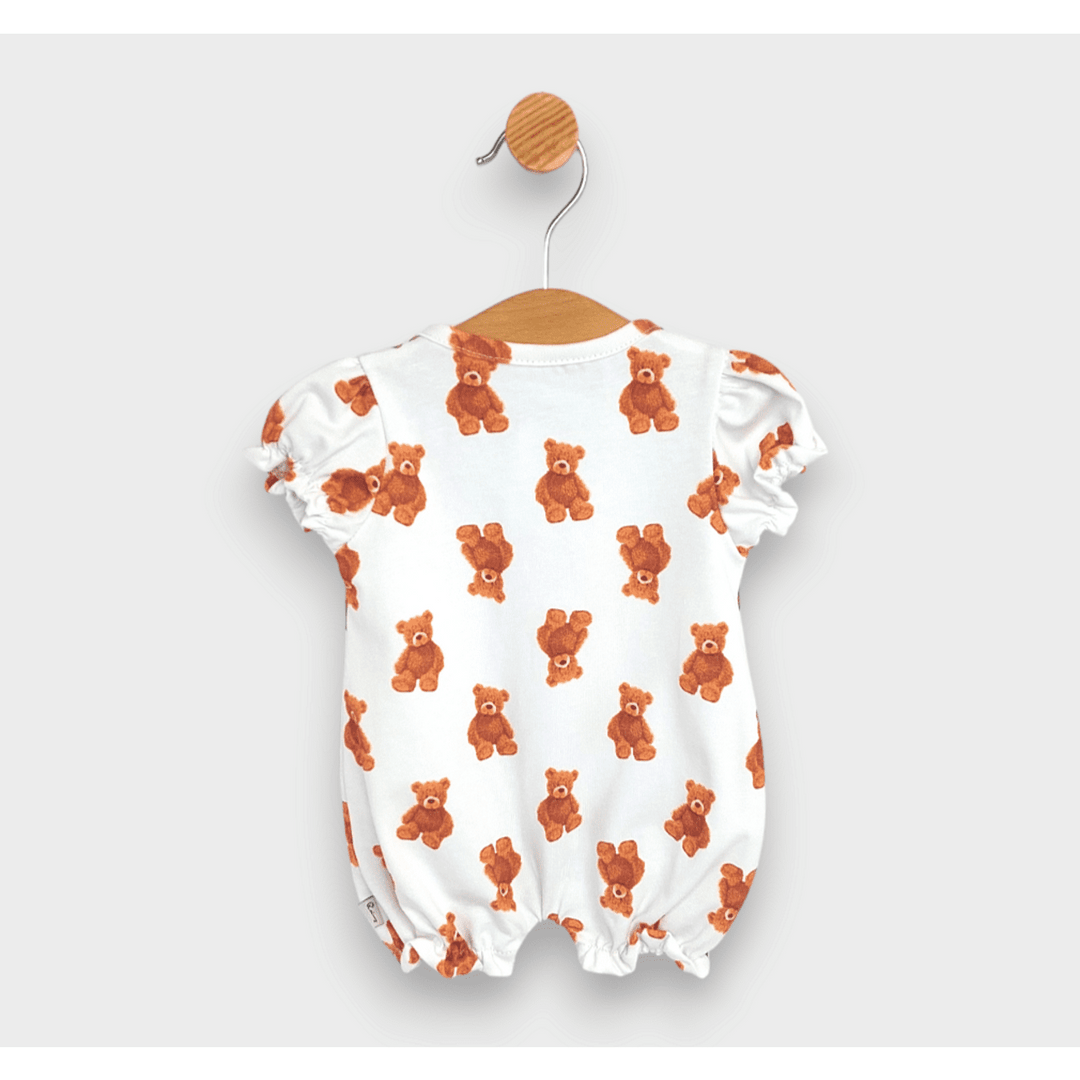 Rainy Premium Бебешки гащеризон Bears къс ръкав 56-80см. момиче