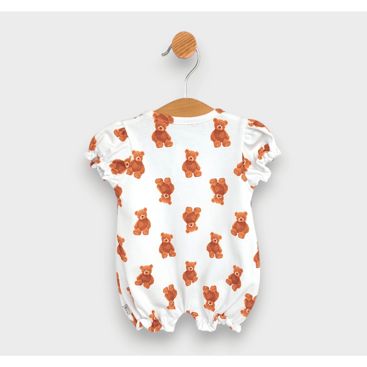 Rainy Premium Бебешки гащеризон Bears къс ръкав 56-80см. момиче