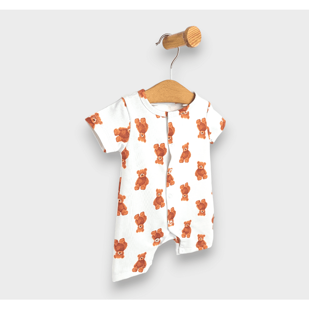 Rainy Premium Бебешки гащеризон Bears къс ръкав 56-80см.