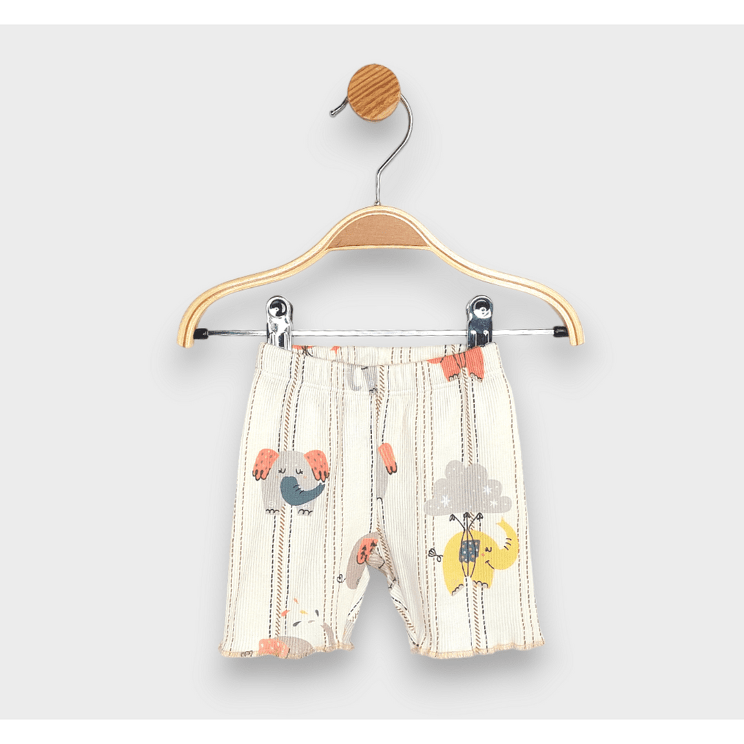 Rainy Premium Бебешки комплект 2 части Слончета 62-92см. праскова