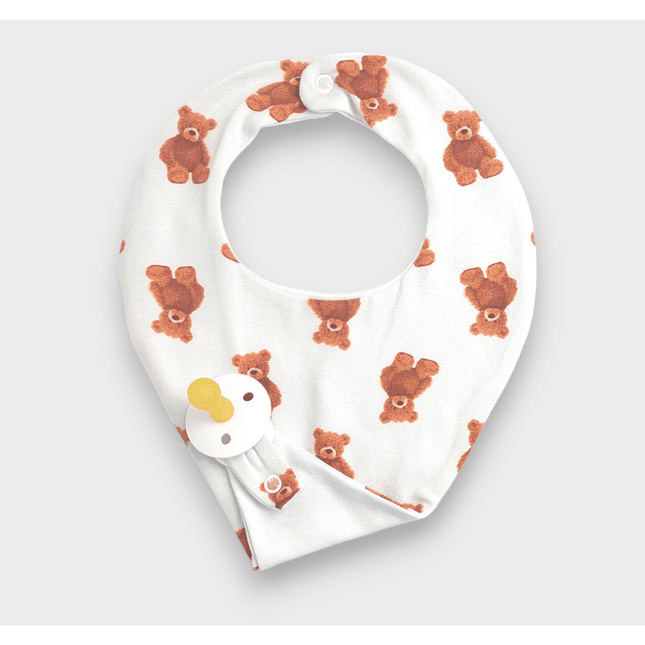 Rainy Premium Бебешки комплект за изписване 10ч. Bears Лято + подарък биберон Bibs