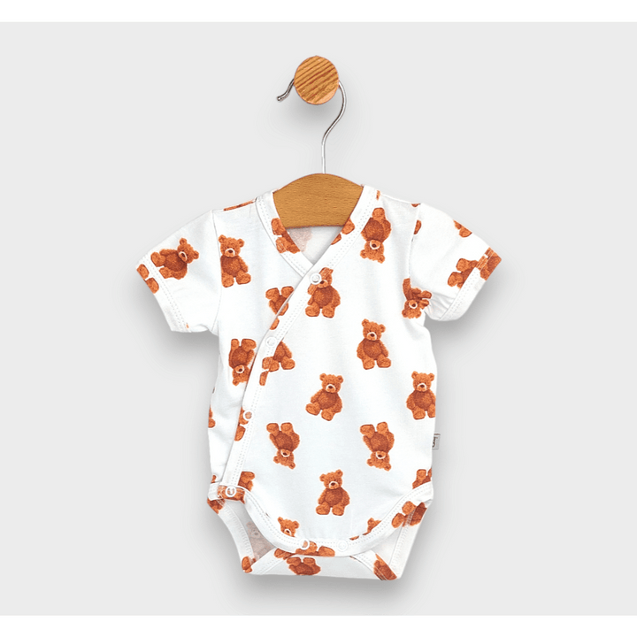 Rainy Premium Бебешки комплект за изписване 10ч. Bears Лято + подарък биберон Bibs