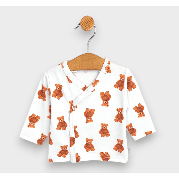 Rainy Premium Бебешки комплект за изписване 10ч. Bears Лято + подарък биберон Bibs