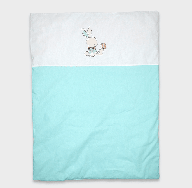 Rainy Спален комплект за количка 4 части Basic Rabbit and butterfly Лято