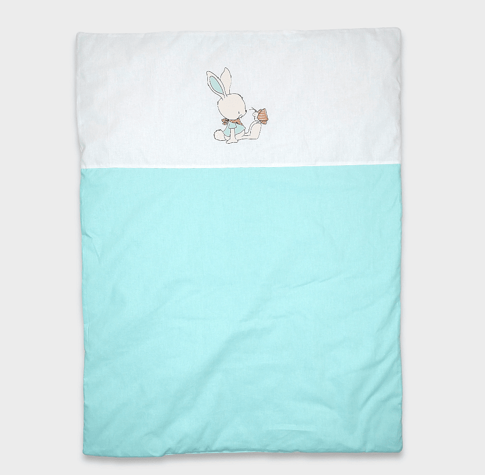 Rainy Спален комплект за количка 4 части Basic Rabbit and butterfly Лято