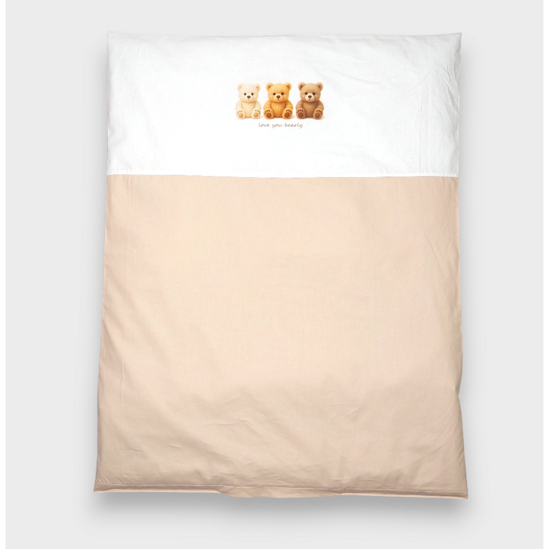 Rainy Спален комплект за количка 5 части Basic Love you bearly