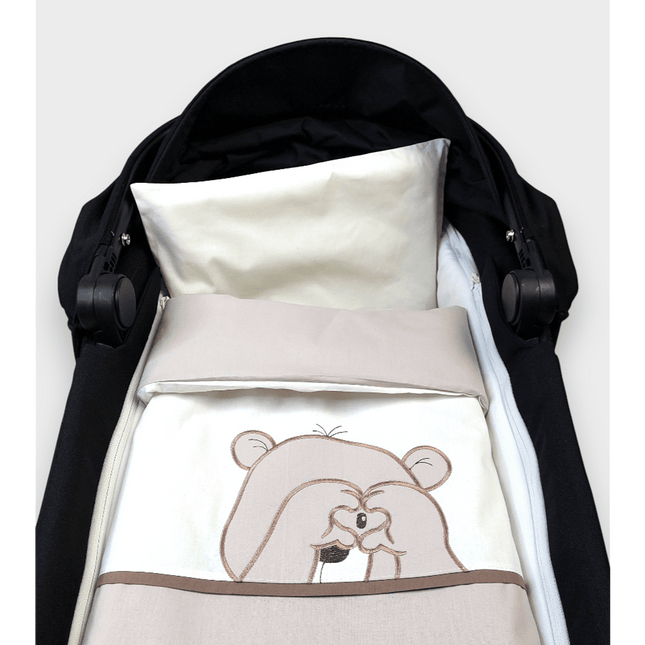 Rainy Спален комплект за количка 5 части Лукс Love Bear Лято