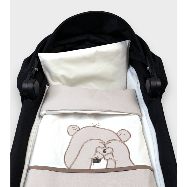 Rainy Спален комплект за количка 5 части Лукс Love Bear Лято