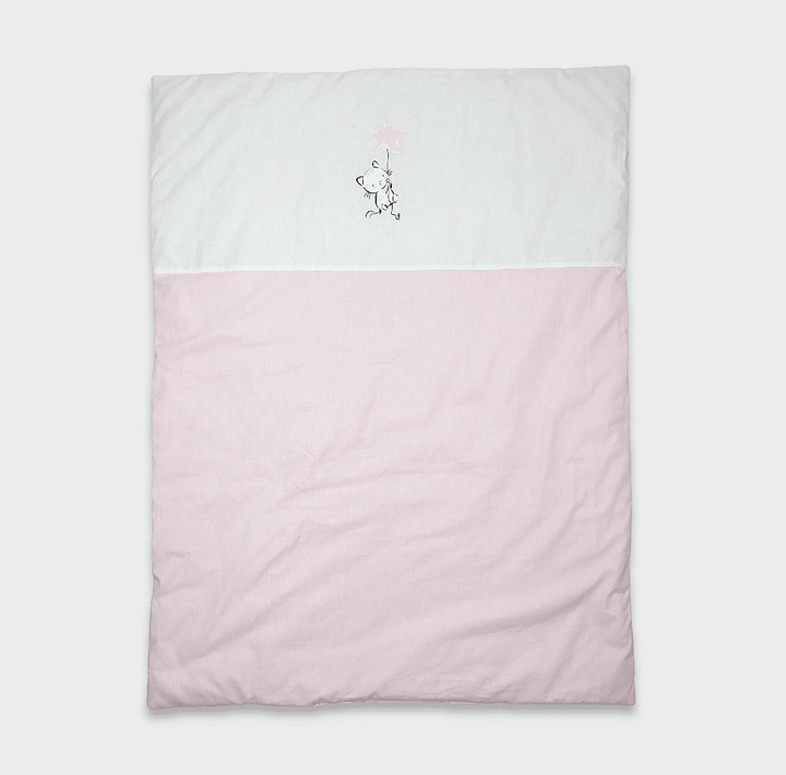 Rainy Спален комплект за количка 4 части Basic Cat and Star