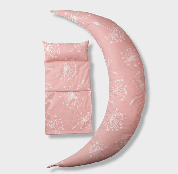 Rainy Възглавница за кърмене 10в1 Розови глухарчета