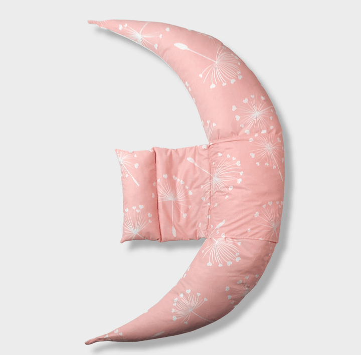 Rainy Възглавница за кърмене 10в1 Розови глухарчета