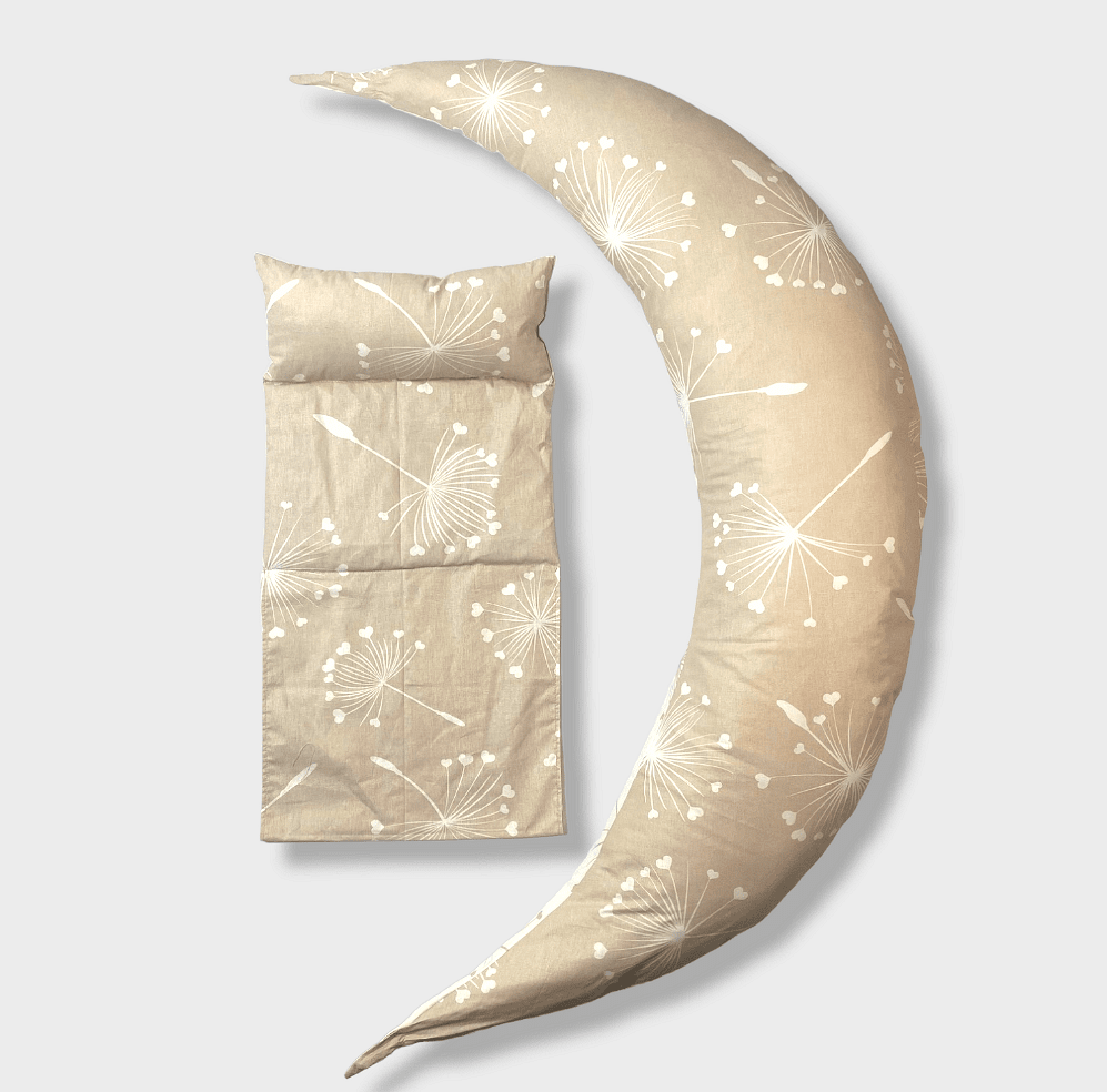 Rainy Възглавница за кърмене 10в1 Бежови глухарчета