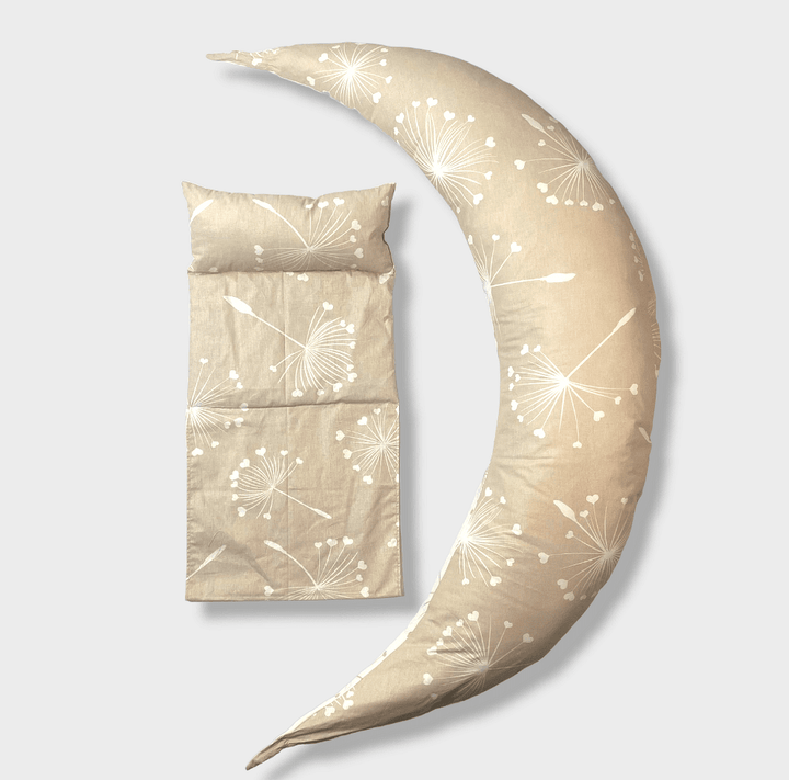 Rainy Възглавница за кърмене 10в1 Бежови глухарчета