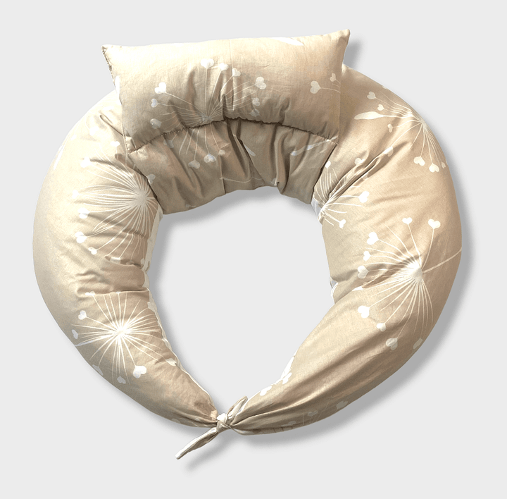 Rainy Възглавница за кърмене 10в1 Бежови глухарчета