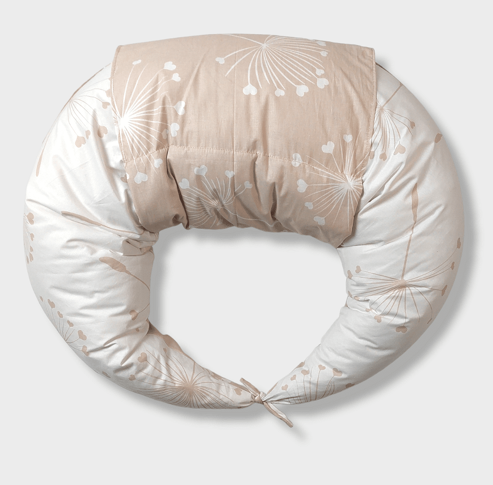 Rainy Възглавница за кърмене 10в1 Бежови глухарчета