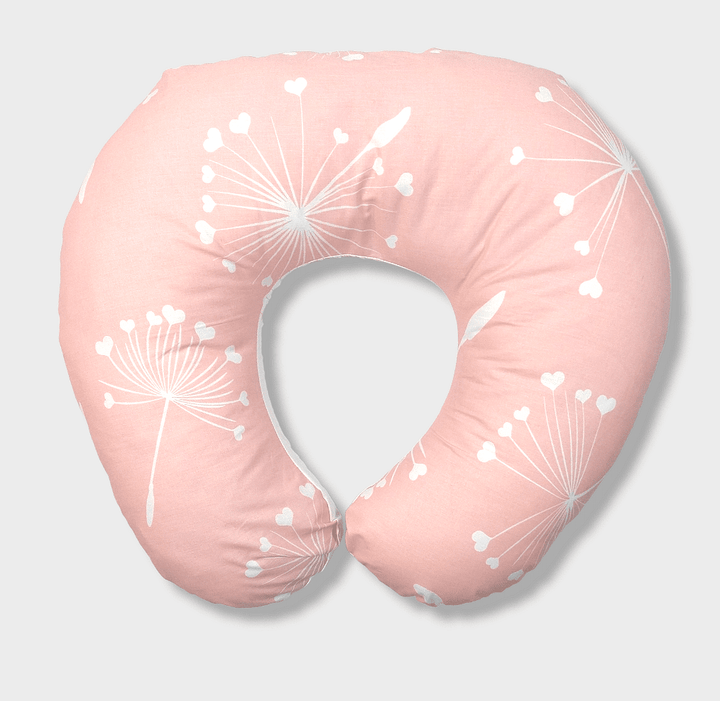 Rainy Възглавница за кърмене Розови глухарчета