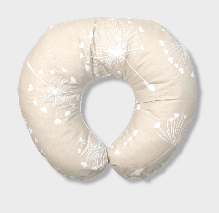 Rainy Възглавница за кърмене Бежови глухарчета