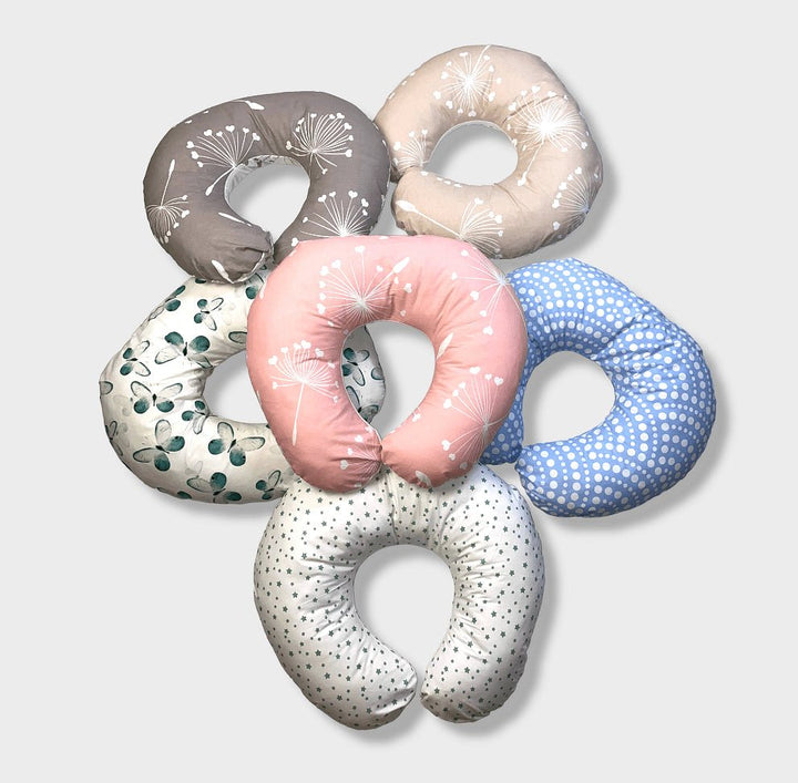 Rainy Възглавница за кърмене Сини глухарчета