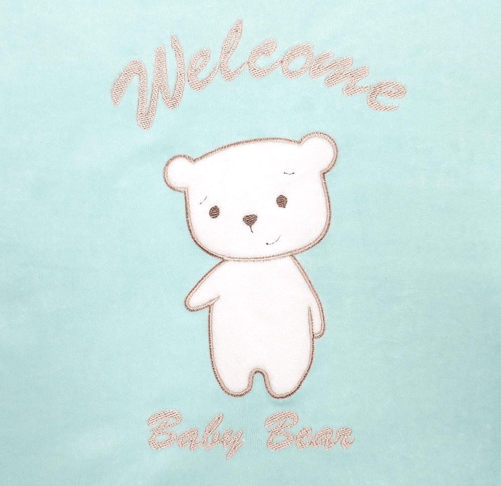 Rainy Зимен бебешки комплект за изписване 7ч. Welcome Baby Bear