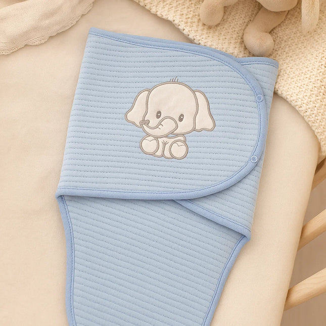 Rainy Бебешка пелена за новородено Прегърни ме Слонче син